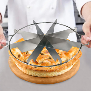 Herramienta de Repostería Personalizada Cortador de Pasteles en 6/7/8 Porciones Marcador de Raciones Prensa Manual para Masa Cortador Redondo para Pizza y Tartas para Cocina y Hogar - Product Image 1