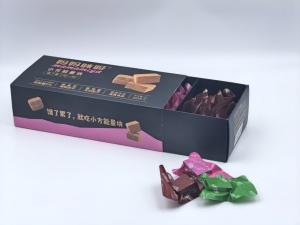 Biscuits compressés 5% Natto en poudre lyophilisée 3 saveurs Fraise <span class=keywords><strong>Lait</strong></span> de coco Chocolat Barre énergétique dure et sucrée Boîte et sac - Product Image 3