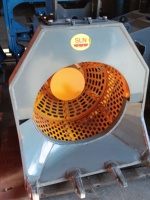Godet de criblage hydraulique à tambour SLN 5-6 tonnes pour excavatrice, à faible taux de défaillance, pour le criblage des matériaux sur site et la récupération des déchets