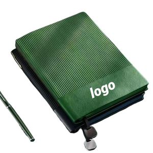 Promotion Stock High Quality Luxury Leather Goatskin A5 <b>Notebook</b> Thick Stylish & Business Oriented <b>Diary</b> - Product Image 4