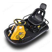Kart électrique commercial pour enfants et adultes - Vitesse réglable jusqu'à 25 km/h, capacité de charge de 120 kg, utilisation en extérieur