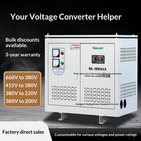 Transformateur triphasé sec SG-100KVA 50KVA 660V 415V 380V vers 220V 200V, transformateur d'isolement élévateur et abaisseur à double enroulement