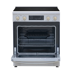 Đa chức năng hfp3001e thép không gỉ 30 inch phía trước kiểm soát phạm vi điện với 4 đầu đốt và lò nướng - Product Image 4