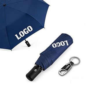 Paraguas Promocionales con Logotipo Personalizado al por Mayor para Eventos, Regalos Empresariales, Protección UV, Duraderos - Product Image 1
