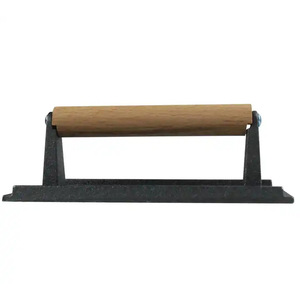 Presse à hamburgers en fonte 20,9x10,1x8cm avec manche en bois, outil de cuisson pour viande, directement de l'usine de Yangjiang - Product Image 2