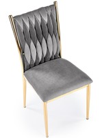 Chaise de salle à manger en tissu à dossier haut Beige blanc marron rose gris or noir jambe en métal chaise de salle à manger en velours