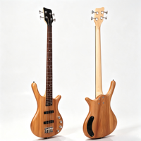 China Hot Selling Professional Musical Instruments High Quality 4 Strings 2 Single Pickup Electric Bass Guitar
