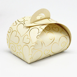 Impresión personalizada de morir corte claro de <span class=keywords><strong>la</strong></span> forma de papel de ventana de pastel caja de embalaje con mango - Product Image 4