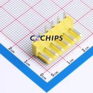 A396E1W1-2H6P12 Wire-to-Board Pin Header Bent Lead Through Hole,P=3.96mm Connector 1x6P 3.96mm Right Angle Insert VH - Product Image 1