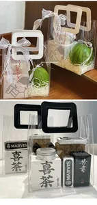 Bolsa de Regalo Transparente de PVC Impermeable, Lista para Usar, Ideal para Supermercados, Bodas, Celebraciones, Día de San Valentín, Dulces y Flores - Product Image 4