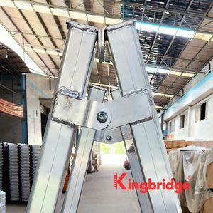 บันไดอลูมิเนียมอัลลอยด์ T6061 ยี่ห้อ <span class=keywords><strong>KINGBRIDGE</strong></span> สูง 3.6 เมตร แบบพับได้ พกพาสะดวก รับน้ำหนักได้ 225 กก. 6 ขั้น ทาสีแบบออสเตรเลีย - Product Image 4