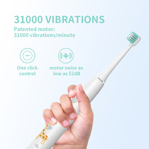 Cepillo de dientes eléctrico, motor sónico, tecnología de alta velocidad para adolescentes, dientes sensibles con caja de papel de regalo empaquetada - Product Image 5