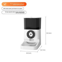 Distributeur automatique intelligent d'aliments pour animaux de compagnie, résistant à l'humidité, pour chats et chiens, avec minuterie programmable LCD, conception non amovible, OEM ODM