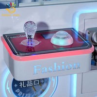 Machine de jeu d'arcade commerciale à monnayeur pour cadeaux et jouets, en métal et plastique, version anglaise, pour centre commercial, à fort rendement et faible entretien