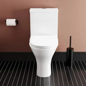 Ванная комната Унитаз без оправы P-Trap напольная подставка круглая форма керамический унитаз прайс-лист западный дизайн туалета