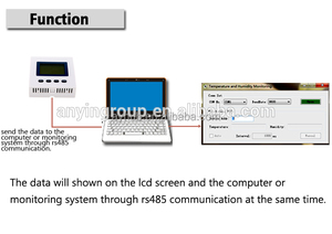 Sensor de humedad y temperatura RS485 de suministro de fábrica para uso en el centro de datos - Product Image 4