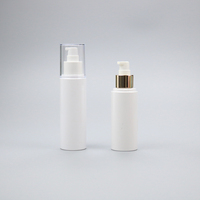 Bouteille en plastique PET avec pompe de 50 ml, 60 ml, 80 ml, 100 ml, pour cosmétiques, crème pour le corps, lotion
