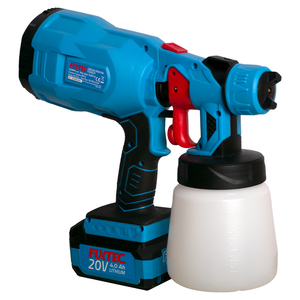 Pistolet de peinture sans fil FIXTEC 20V, 800 ml, portable, électrique, <span class=keywords><strong>avec</strong></span> batterie au lithium et buse - Product Image 5