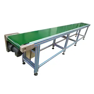 OEM Custom Aluminum Working Tables Assembly Line Belt Conveyor