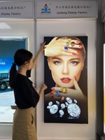 Boîte à lumière en tissu d'affichage à LED illuminée en usine avec cadre en aluminium pour affiches publicitaires
