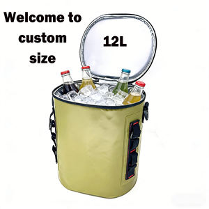 Bolsa Térmica de Alta Calidad para Almuerzo, Bolsa Refrigerante de 2 Capas, Bolsa Térmica Rígida para Entrega de Alimentos, Aislada con Revestimiento de Papel de Aluminio - Product Image 4