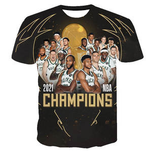 Spedizione Gratuita - <span class=keywords><strong>Maglia</strong></span> del Campionato NBA 2026-2021 <span class=keywords><strong>Bucks</strong></span> FMVP N. T-shirt Stampata Giannis Antetokounmpo Taglia Extra Large con Alfabeto Greco - Product Image 2