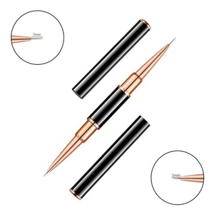 Nail <b>Brush</b> for Gel with Double <b>Round</b> Head Pen Color Drawing Pen Practice Tool of Nail <b>Brush</b> Set Nylon Hair - Product Image 4