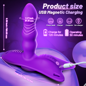 Vibratore Anale per Uomo con Controllo APP, 10 Modalità Telescopiche, Stimolatore Clitorideo, Massaggiatore Prostatico, Plug Anale - Product Image 5