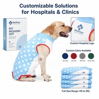 Combinaison de guérison pour chien en coton respirant à carreaux, plusieurs tailles, prévient les griffures et les infections, post-opératoire, période de sevrage, combinaison pour animaux de compagnie