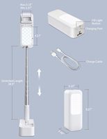 Usine Selfie Haut-Parleur Couverture Décoration De Noël Kit De Créateur De Contenu Support De Téléphone Pour L'enregistrement Luminaire Led