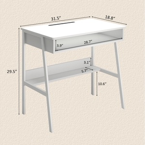 Bền Sinh Thái Thân Thiện Với Nhà Bằng Gỗ Máy Tính Bàn Lưu Trữ Kệ Di Chuyển Sinh Viên Cuốn Sách Bảng Thiết Kế Đơn Giản Tiết Kiệm Không Gian Lắp Ráp - Product Image 2