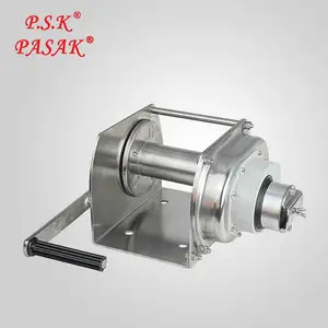 Hot Sales JW Type 1ton Crank Gear Boat Trailer Industrial Heavy Duty Hand Winch