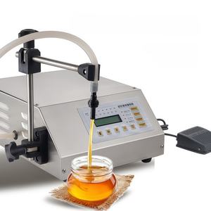 Máquina Llenadora de Pistón Semiautomática de Sobremesa para Líquidos, Salsas, Miel, Mermelada, Pasta, Crema, Envases Industriales - Product Image 1