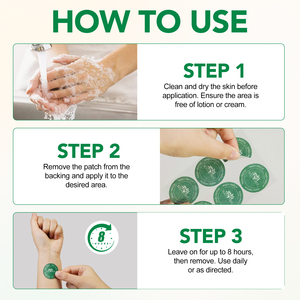 Solotree giảm nếp nhăn nếp nhăn hỗ trợ sửa chữa tế bào chống lão hóa NAD bổ sung NAD cộng với qua da NAD + Các Bản vá lỗi - Product Image 5