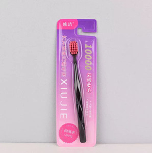 2025 fábrica al por mayor cepillo de dientes para adultos Cabeza ancha cerdas de nailon suave características eléctricas plástico hogar supermercado hogar - Product Image 1