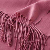 Foulards Cachemire de Grossiste Personnalisés pour Femmes, Épais, Chauds, Unis et Décontractés, Châles Hiver Pashmina avec Gland