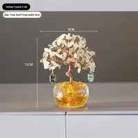 Arbre de la fortune en améthyste rose naturelle, écologique, Hongzhuo, ornement de richesse, bureau, entrée, arbre attirant l'argent