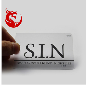 Cartes de visite transparentes en PVC de taille standard, bon marché - Product Image 4