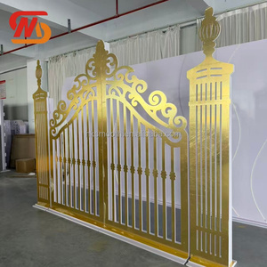 Arco Decorativo Dorado Personalizado SMOOTH para Bodas, Soporte para Fondo de Escenario - Product Image 4