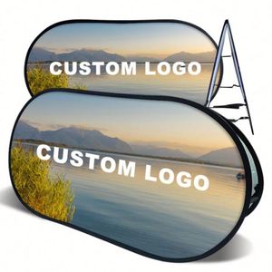Custom Portable Advertising Pop-up <b>Frame</b> Stand Horizontal Square Vertical for Outdoor Sports Events Sideline Banner Display - Product Image 6