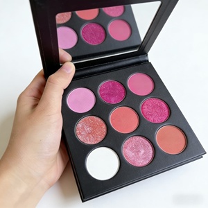 Cosmétiques en gros, palette de fards à paupières diamantés 9 couleurs, fard à paupières doré, fard à paupières scintillant, maquillage pour les yeux - Product Image 3