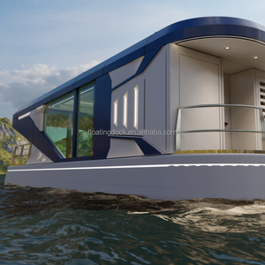Pont flottant en forme de C, moulé par soufflage, couleur personnalisée, durable, pour maison flottante, <span class=keywords><strong>villa</strong></span>, ou bateau-maison - Product Image 6