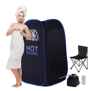 Équipement de <span class=keywords><strong>spa</strong></span> à vapeur familial à prix abordable pour usage intérieur, sauna portable miniature pour salon, tente de sauna domestique mobile - Product Image 1