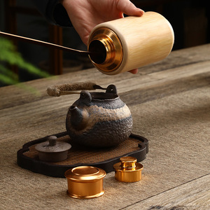 กล่องเก็บชาแกะสลักด้วยมือทำจากไม้ไผ่บรรจุชาแบบปิดผนึก - Product Image 2