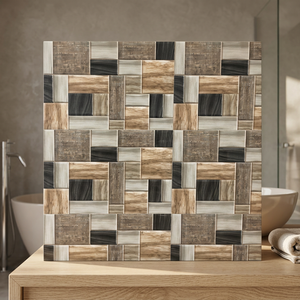 300x600mm aspect attrayant brique motif 3d 30x60cm extérieur céramique 12x24 carreaux muraux pour la décoration d'élévation de restaurant extérieur - Product Image 3