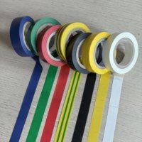 Ruban adhésif électrique en PVC vinyle résistant à la chaleur pour l'isolation des câbles et fils, adapté aux conditions climatiques froides, utilisation à des fins d'avertissement