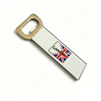 Abridor de Botellas Magnético de Metal Personalizado con Diseño de Recuerdo Turístico de México, Ibiza, Londres, Mallorca, para Regalo Promocional