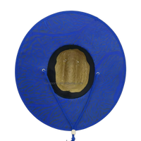 Logo personnalisé chapeau de paille d'été en plein air pour hommes et femmes chapeau de plage sauveteur à large bord pour la pêche Surf soleil pour le voyage