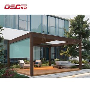 شرفة كبيرة مزدوجة السقف الصلب 115Ft في الهواء الطلق الفناء حديقة الزفاف التخييم تصميم حديث البعوض صافي قابل للسحق العريشة - Product Image 1