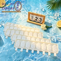 Moule à glace en silicone Tangba à 8 cavités, qualité alimentaire, pour la fabrication de glaces maison, moules à bâtonnets de glace DIY, silicone durable